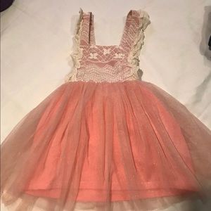 Girls suspender dress